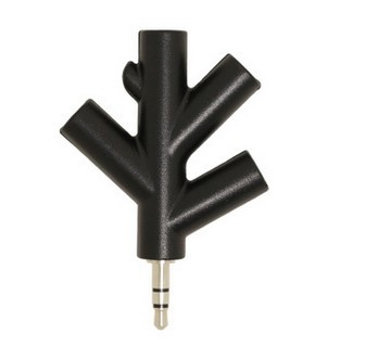 BR RF2240 4-putni audio splitter adapter s bakrenim jezgrom