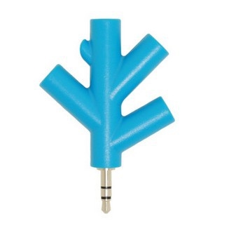 BR RF2240 4-putni audio splitter adapter s bakrenim jezgrom