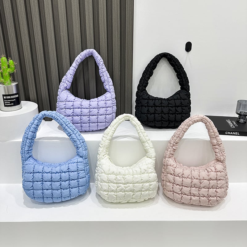 Nylon dumpling torba, gradski stil, zatvarač, unutarnji džep za mobitel