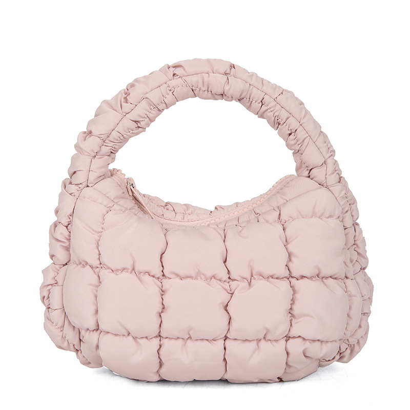 Nylon dumpling torba, gradski stil, zatvarač, unutarnji džep za mobitel