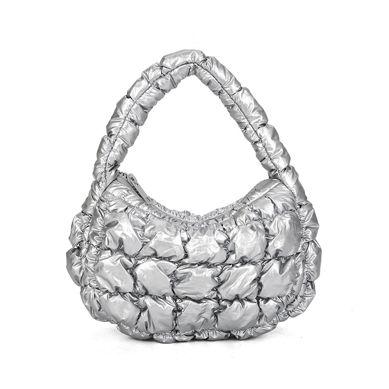 Nylon dumpling torba, gradski stil, zatvarač, unutarnji džep za mobitel
