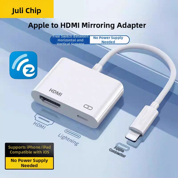 Akinno HDMI adaptér pre mobilný telefón – zachytávanie videa, 1080P, HDMI rozbočovač 1x2, kábel 10 cm s meďným jadrom