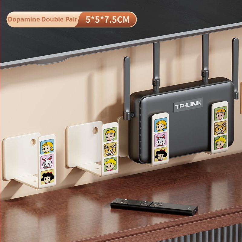 Sienas stiprināms statīvs maršrutētājam, optiskajam modemam un WiFi kastītei – oglekļa tērauds, daudzfunkcionāls, mūsdienīgs minimālisma stils, modelis 2365985190479693696