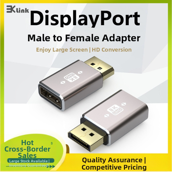 DP adaptér na Mini DP, pre monitor a grafickú kartu, DP rozhranie, jednokanálový konektor