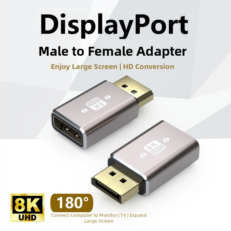 DP adaptér na Mini DP, pre monitor a grafickú kartu, DP rozhranie, jednokanálový konektor