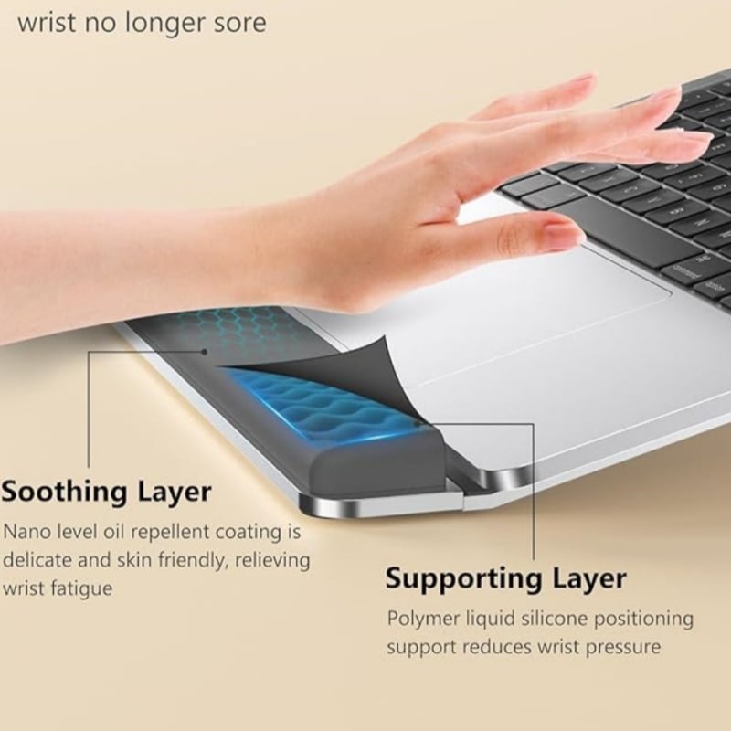 iDock M5-ST Стойка за охлаждане на лаптоп - Разделяема алуминиева сплав със силикон, въздушно охлаждане, съвместим с ноутбуци, тегло 499 г