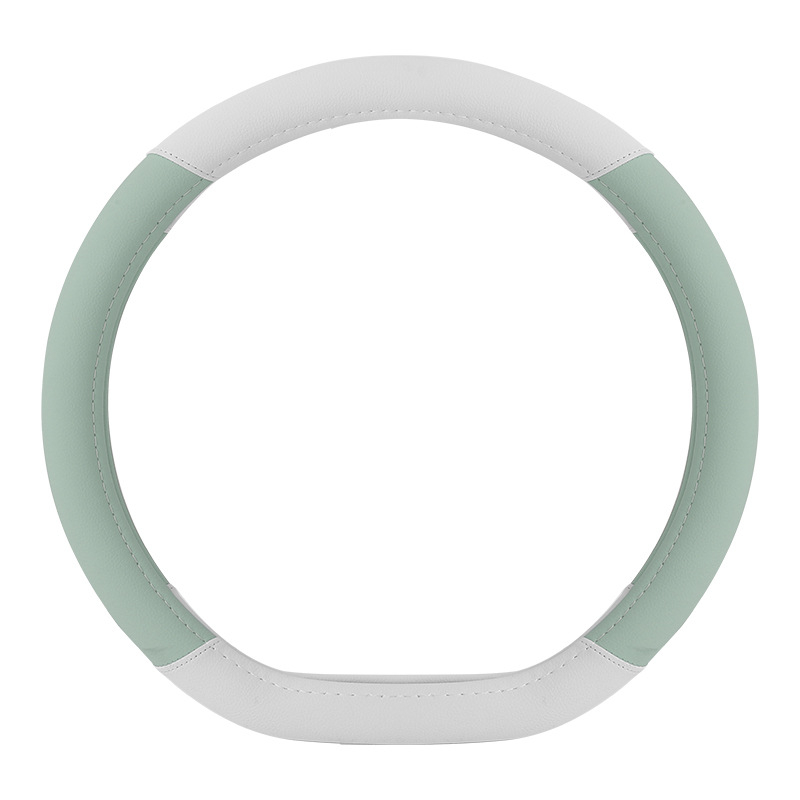 Κάλυμμα τιμονιού σε σχήμα D, αντιολισθητικό, από τεχνητό δέρμα, για ειδικό αυτοκίνητο, για όλες τις εποχές