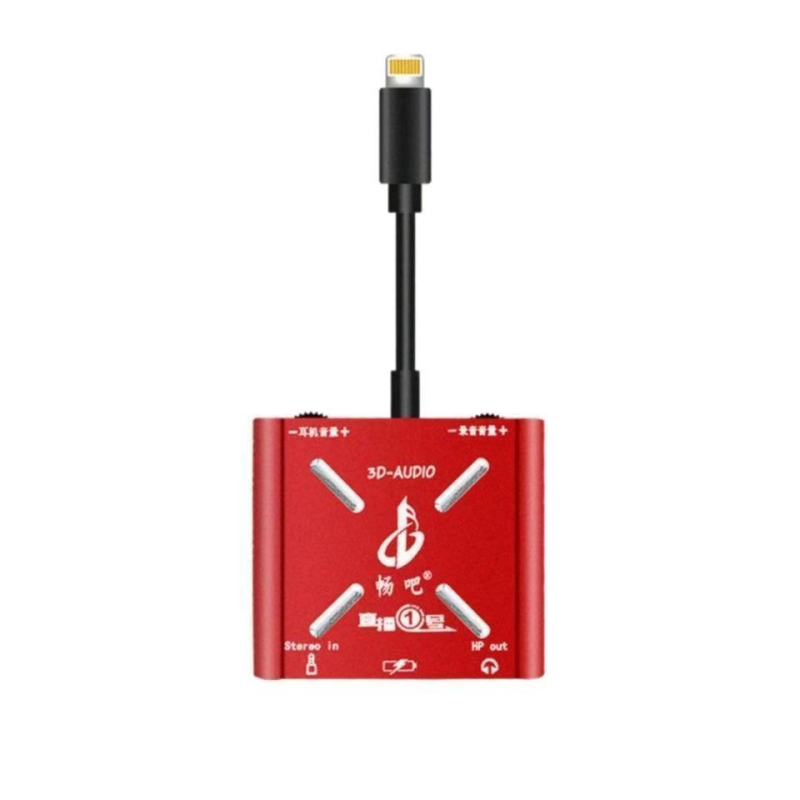Have Fun No.1 Convertor de sunet pentru card de sunet, pentru telefoane Apple Type-C — Interfață audio pentru streaming pe mobil