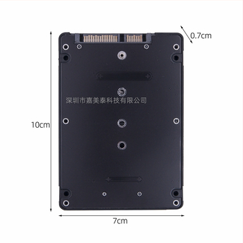 Pārvades kastīte NGFF uz SATA adapteri ar iebūvētu korpusu