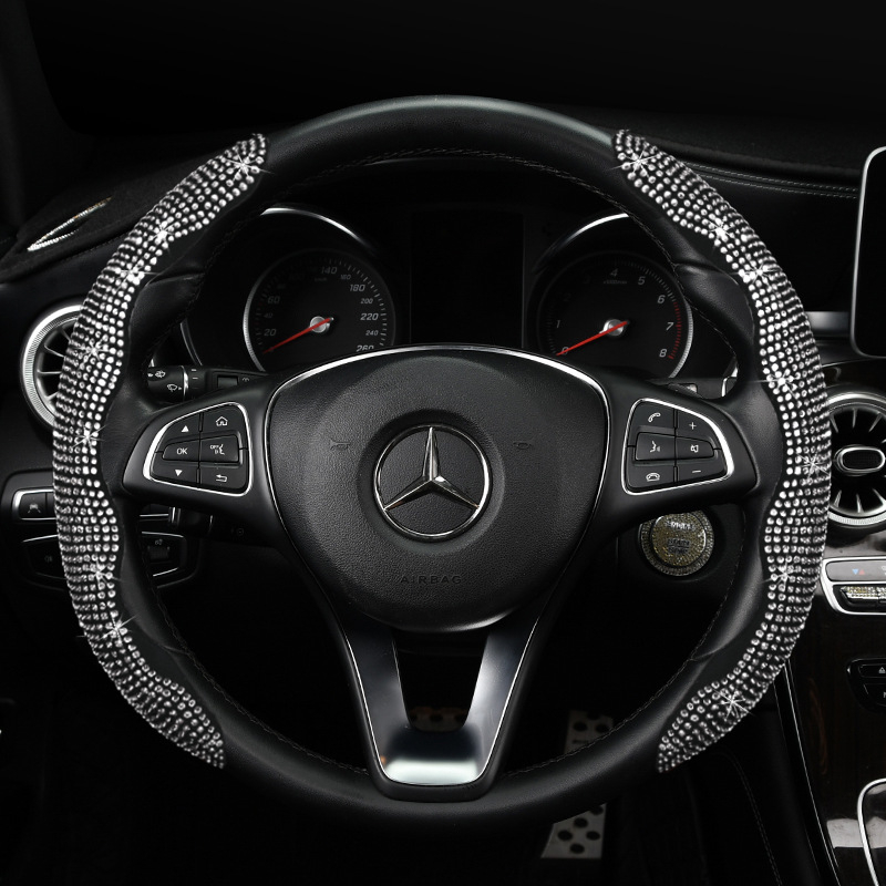 Gyémánt díszítésű volánvédő, csúszásmentes, istennő stílus, minden évszakra (Jinhuangda Márka; Feldolgozás: Általános; Felület anyaga: Gyémánt; Stílus: Istennő; Alkalmas évszakok: Minden évszak)