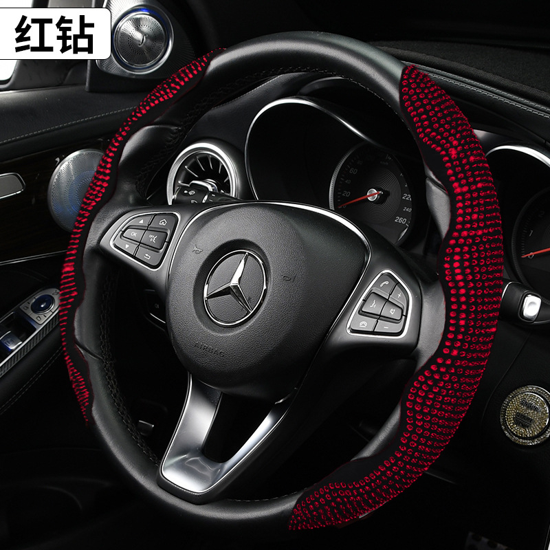 Gyémánt díszítésű volánvédő, csúszásmentes, istennő stílus, minden évszakra (Jinhuangda Márka; Feldolgozás: Általános; Felület anyaga: Gyémánt; Stílus: Istennő; Alkalmas évszakok: Minden évszak)