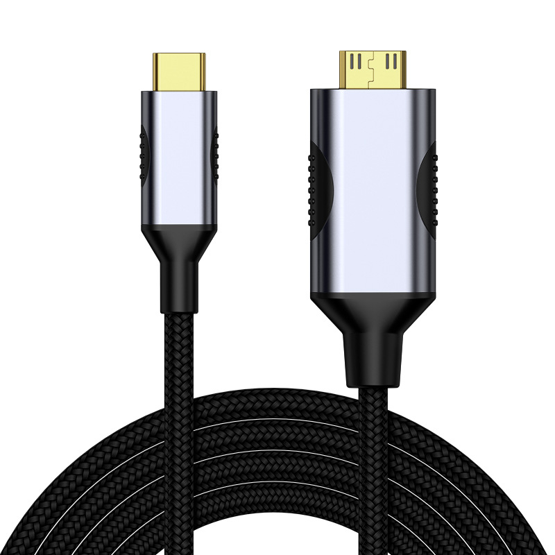 Адаптер кабел Type-C към Mini HDMI, HDMI интерфейс, чип LT8711GX, 10 Gbps скорост на пренос, дължина 1–3 м, калайно покрит меден проводник
