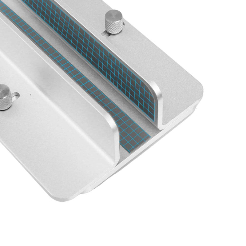 Стойка за лаптоп от алуминиева сплав, модел SZ Storage Rack — двойна слот система, охлаждане, мултислотово съхранение