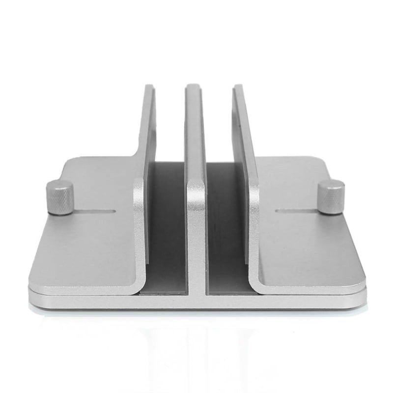 Стойка за лаптоп от алуминиева сплав, модел SZ Storage Rack — двойна слот система, охлаждане, мултислотово съхранение