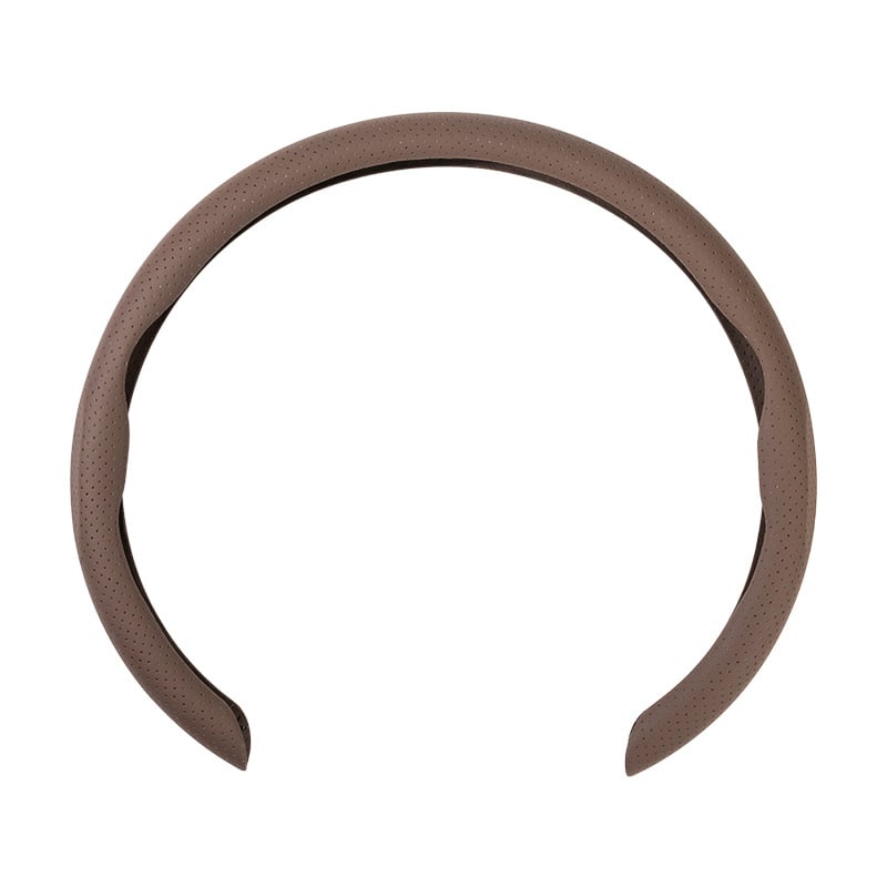 Κάλυμμα τιμονιού 5D, αρχικού στυλ, κατάλληλο για όλα τα οχήματα, για όλες τις εποχές, τεχνητό δέρμα, αντιολισθητικό