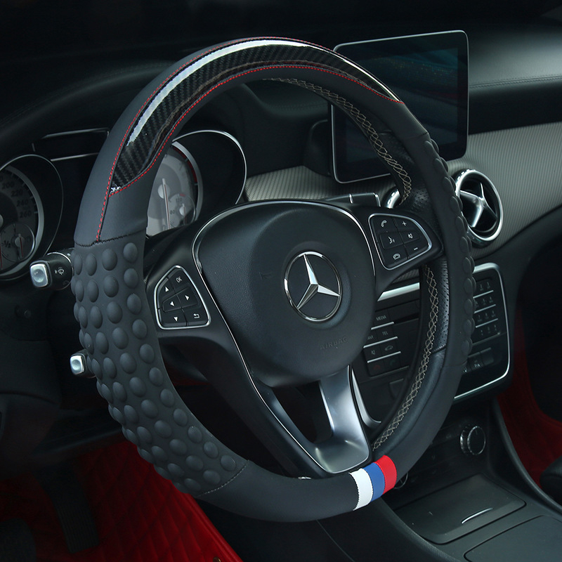 Constant Light navlaka za volan automobila – universalna prilagodba, sportski stil, površina od umjetne kože, prilagodljivo