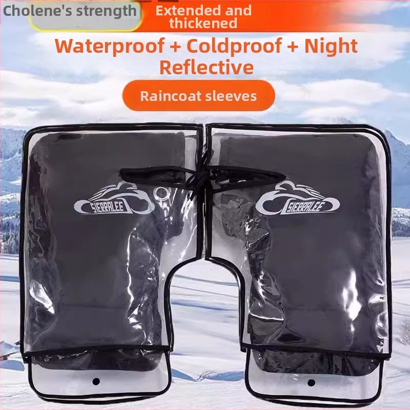 Γάντια ποδηλάτου για χειμώνα, παχυνμένα, Oxford ύφασμα, unisex, ενήλικες