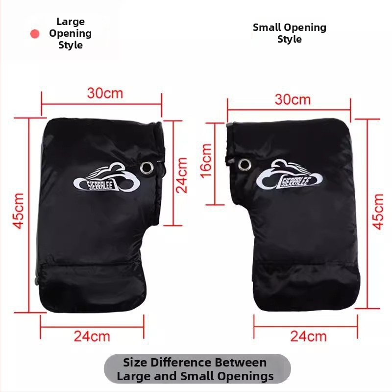 Γάντια ποδηλάτου για χειμώνα, παχυνμένα, Oxford ύφασμα, unisex, ενήλικες