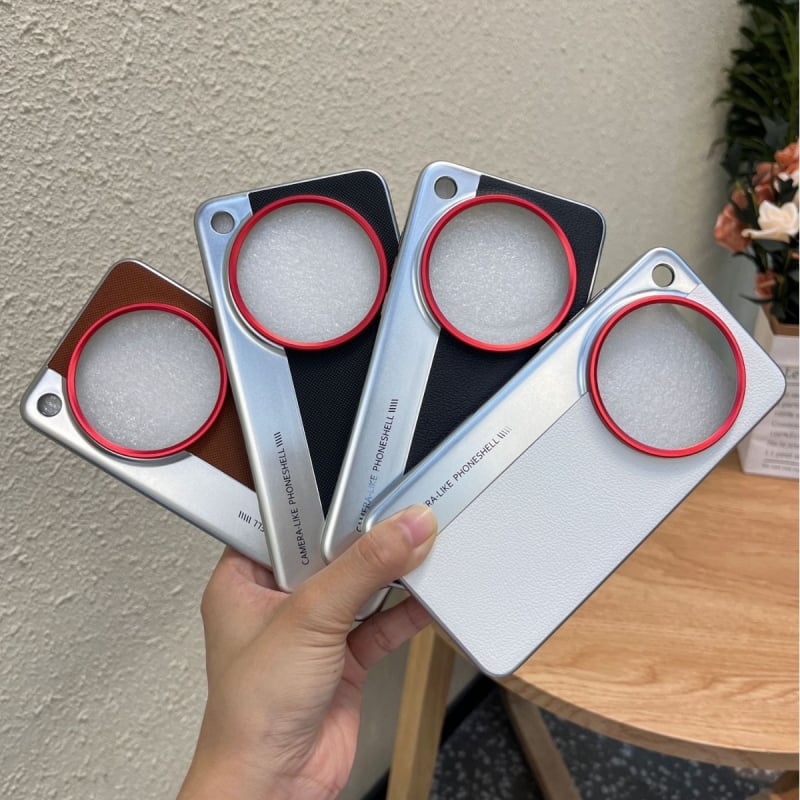 Carcasă rigidă din piele pentru Oppo Find X8S / X8 Ultra – PC+PU, protecție a camerei electroplacată, personalizabilă, stil business