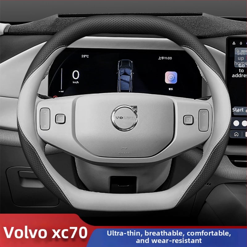 Navlaka za volan od umjetne kože, Chebaihu, univerzalna za sve automobile, za sve sezone, prilagođena montaža vozilu