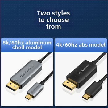Type-C na DP 1.4 rozšírený dok pre notebooky, 8K60Hz podpora • DP rozhranie • PS8468 čip • meďový jadro • hliníkový/ABS plášť • model CD0736-G
