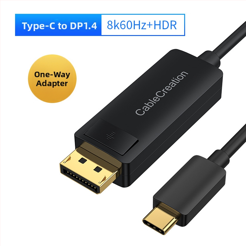Type-C na DP 1.4 rozšírený dok pre notebooky, 8K60Hz podpora • DP rozhranie • PS8468 čip • meďový jadro • hliníkový/ABS plášť • model CD0736-G