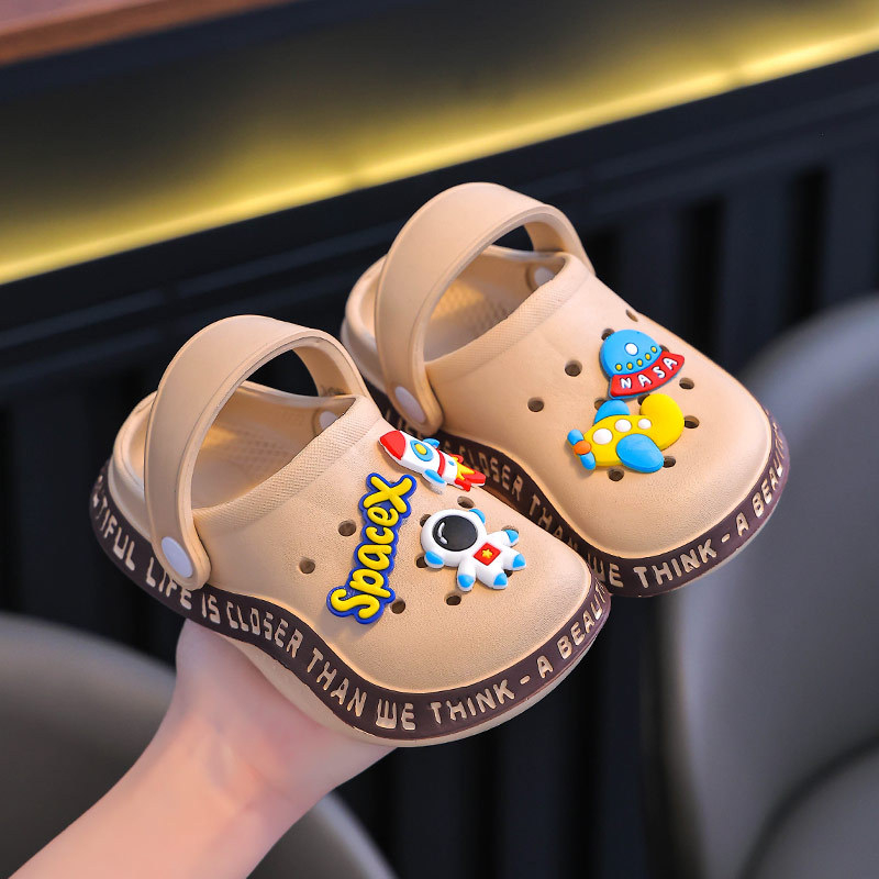 Sandale unisex din EVA cu găuri – slip-on, fără căptușeală, lansare primăvara 2025, pentru copii de la sugari la adolescenți