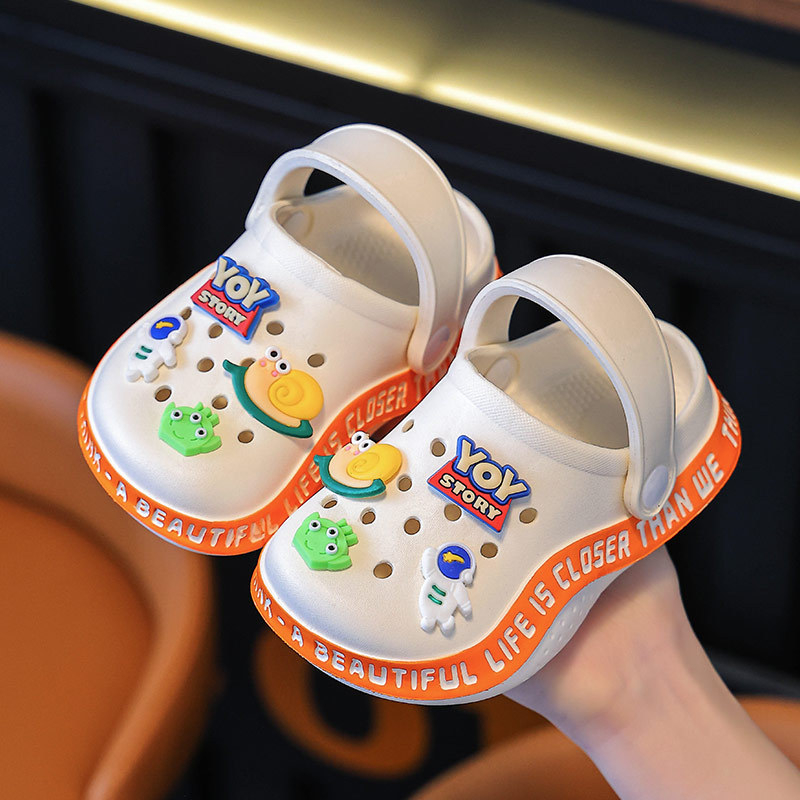 Sandale unisex din EVA cu găuri – slip-on, fără căptușeală, lansare primăvara 2025, pentru copii de la sugari la adolescenți