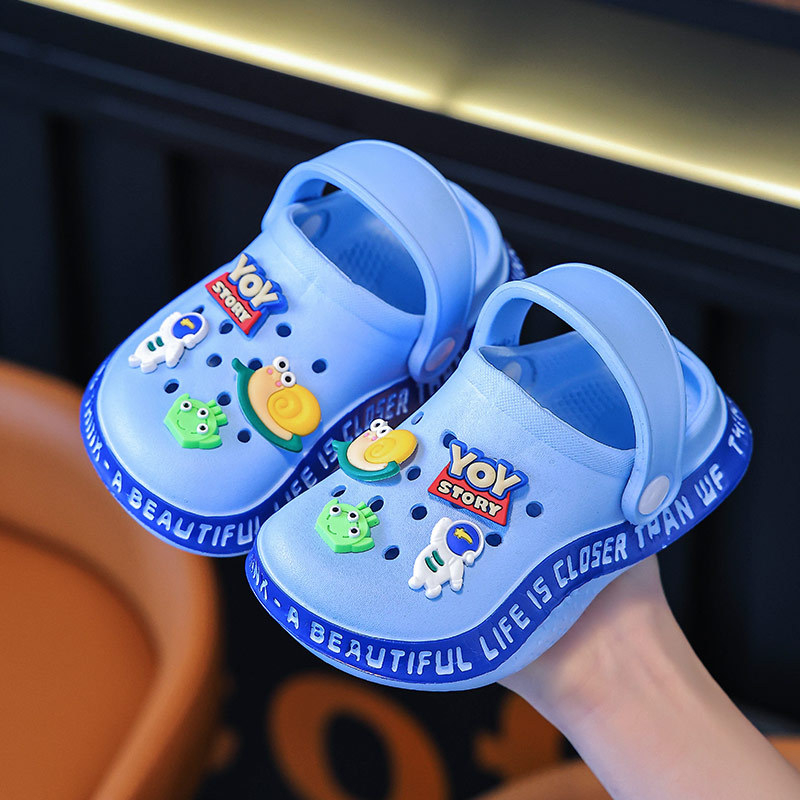 Sandale unisex din EVA cu găuri – slip-on, fără căptușeală, lansare primăvara 2025, pentru copii de la sugari la adolescenți