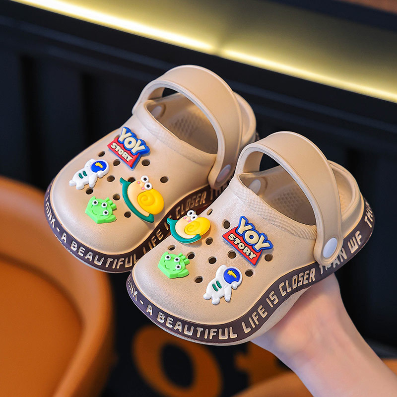 Sandale unisex din EVA cu găuri – slip-on, fără căptușeală, lansare primăvara 2025, pentru copii de la sugari la adolescenți