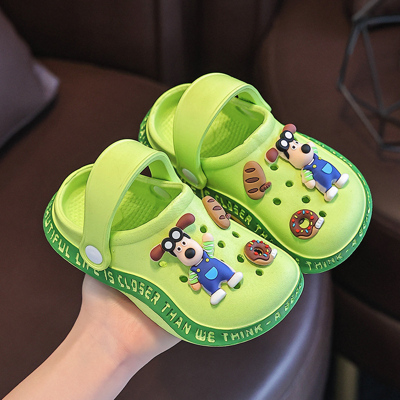 Sandale unisex din EVA cu găuri – slip-on, fără căptușeală, lansare primăvara 2025, pentru copii de la sugari la adolescenți