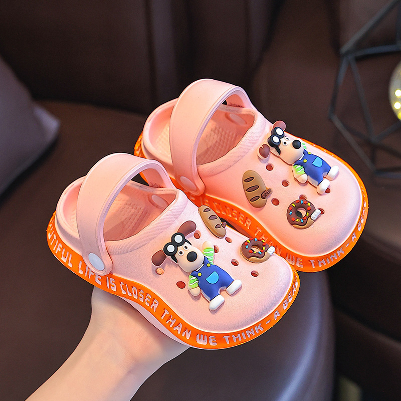 Sandale unisex din EVA cu găuri – slip-on, fără căptușeală, lansare primăvara 2025, pentru copii de la sugari la adolescenți