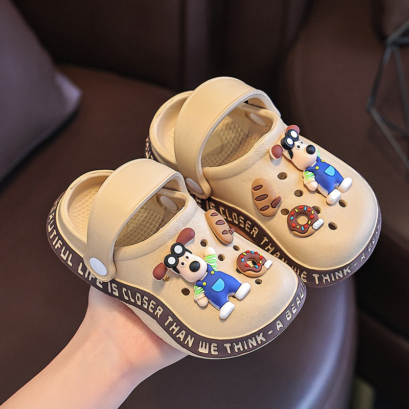 Sandale unisex din EVA cu găuri – slip-on, fără căptușeală, lansare primăvara 2025, pentru copii de la sugari la adolescenți