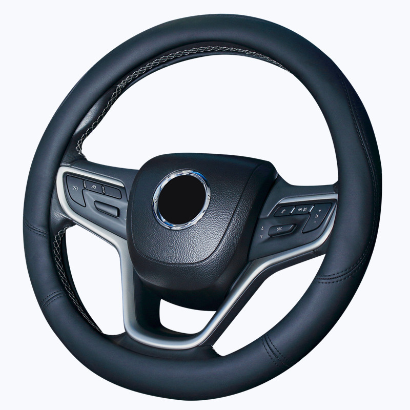 Kožna navlaka za volan, univerzalna za sve sezone, stil F813, sport, univerzalna ugradnja, Car City