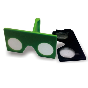 VR brilles: Pārnēsājamās saliekamās, augstas caurspīdīgas lēcas, kvadrātveida rāmis, modelis IP-9031-1, zīmols intpromo, izšķirtspēja 720x1028