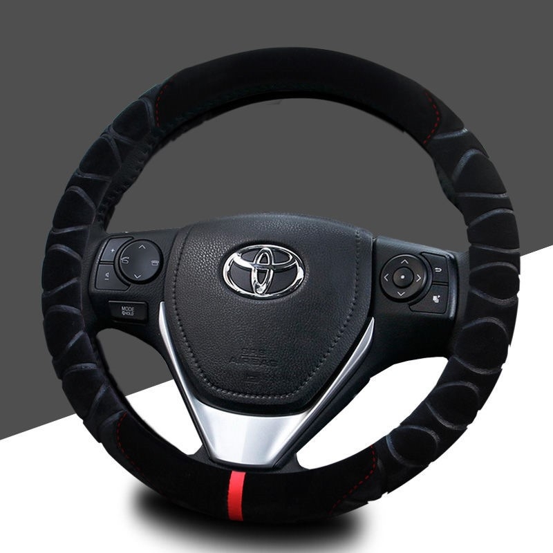 Zimska pliš navlaka za volan za Toyota RAV4, Corolla, Levin, Camry i Vios, univerzalna veličina, promjer 36 cm