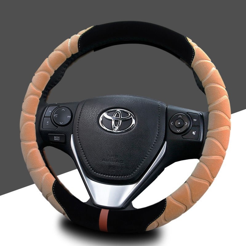 Zimska pliš navlaka za volan za Toyota RAV4, Corolla, Levin, Camry i Vios, univerzalna veličina, promjer 36 cm