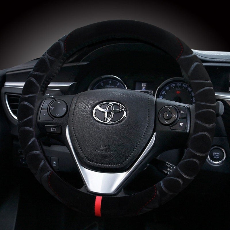 Zimska pliš navlaka za volan za Toyota RAV4, Corolla, Levin, Camry i Vios, univerzalna veličina, promjer 36 cm