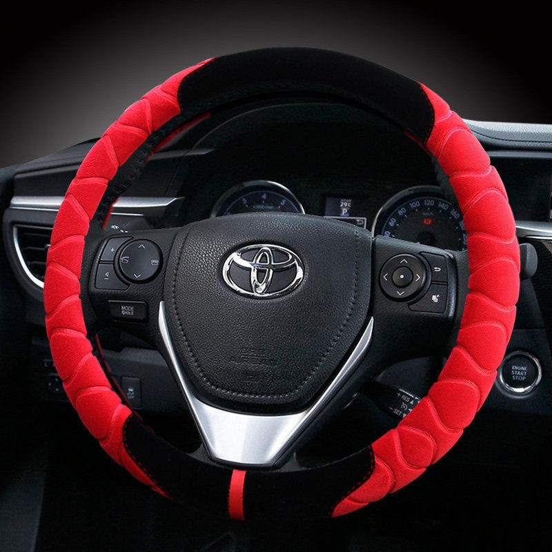 Zimska pliš navlaka za volan za Toyota RAV4, Corolla, Levin, Camry i Vios, univerzalna veličina, promjer 36 cm