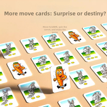 Настолна игра с карти – мултиплейър интерактивна игра за родител и дете, пластмасова играчка, марка Hinger, за деца на възраст 4–6 години