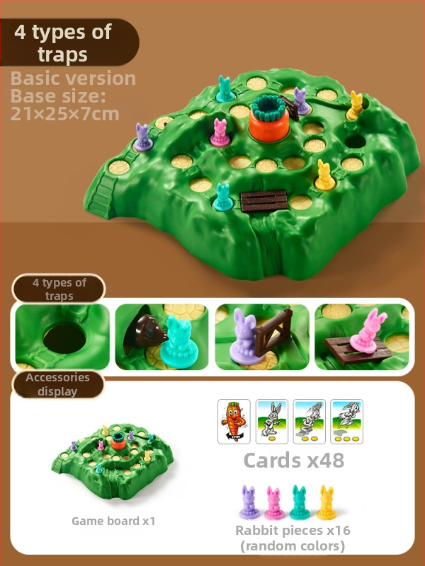 Настолна игра с карти – мултиплейър интерактивна игра за родител и дете, пластмасова играчка, марка Hinger, за деца на възраст 4–6 години