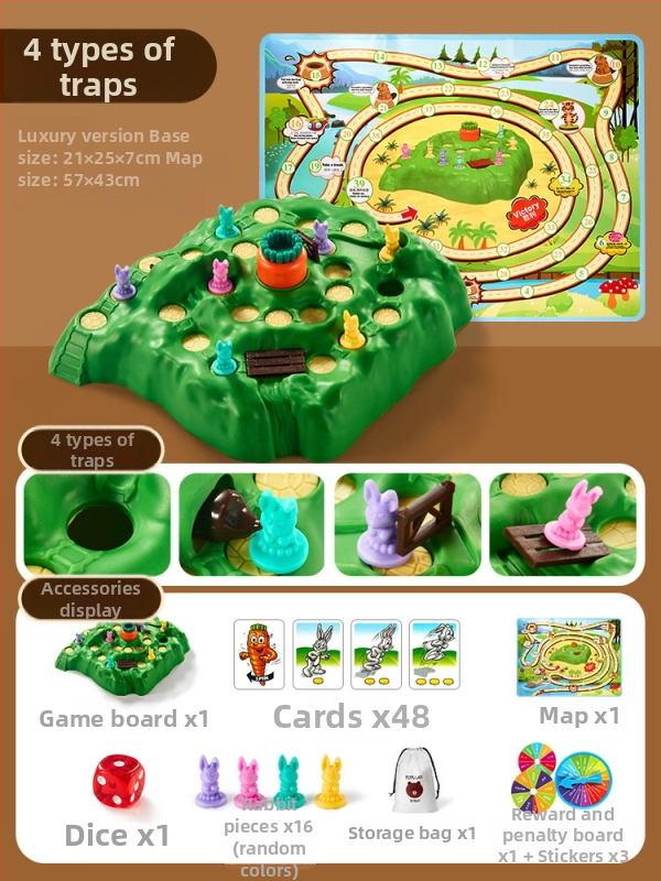 Настолна игра с карти – мултиплейър интерактивна игра за родител и дете, пластмасова играчка, марка Hinger, за деца на възраст 4–6 години