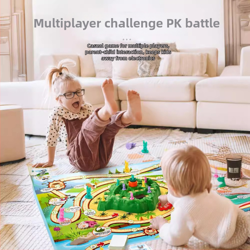 Настолна игра с карти – мултиплейър интерактивна игра за родител и дете, пластмасова играчка, марка Hinger, за деца на възраст 4–6 години