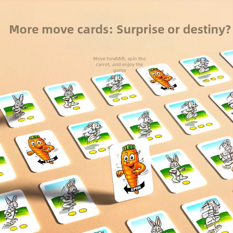 Настолна игра с карти – мултиплейър интерактивна игра за родител и дете, пластмасова играчка, марка Hinger, за деца на възраст 4–6 години