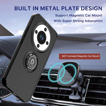 Huawei Honor X9D kryt na telefón s magnetickým stojanom, proti pádu, PC+TPU materiál