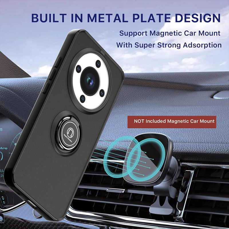 Huawei Honor X9D kryt na telefón s magnetickým stojanom, proti pádu, PC+TPU materiál