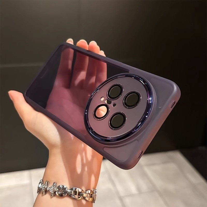 Huawei Mate70 Pro+ tālruņa lieta - iebūvēts lēcas aizsargs, pilnīgi caurspīdīgs TPU lieta ar elektroplatinētām malām; izturīga pret krišanas, siltuma izkliede, nodilumizturīga, pret pirkstu nospiedumiem