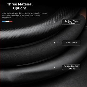 Grid Wave műbőr kormányvédő, sportos stílus, minden évszakra, általános szerelés