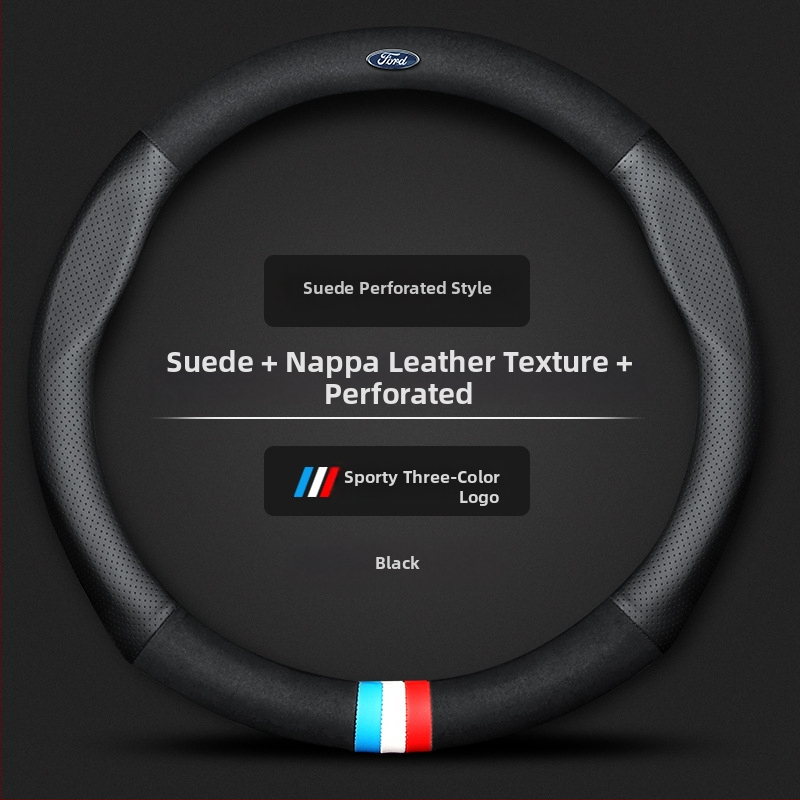 Grid Wave műbőr kormányvédő, sportos stílus, minden évszakra, általános szerelés