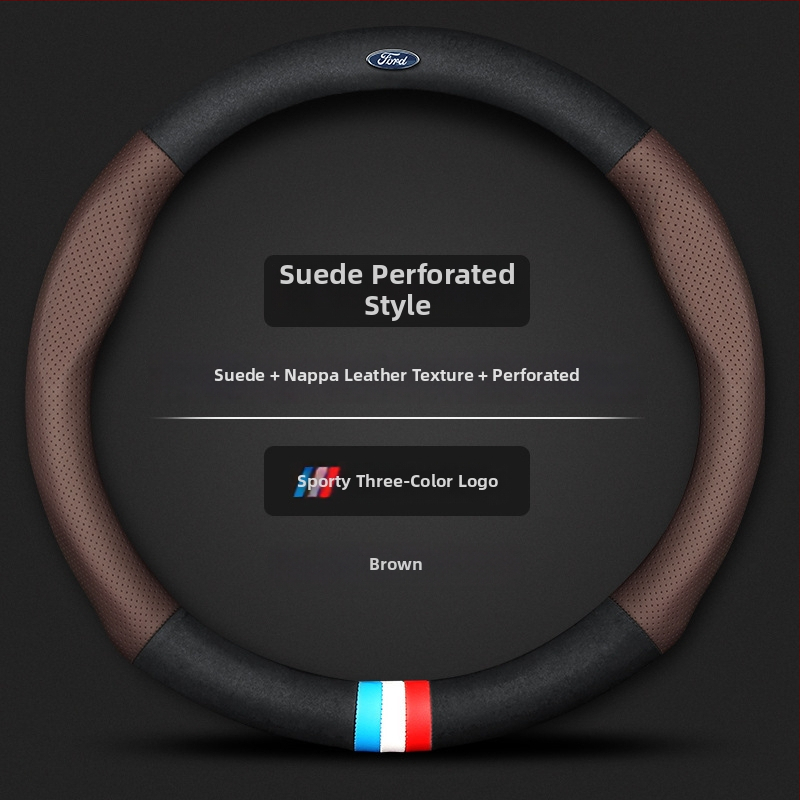 Grid Wave műbőr kormányvédő, sportos stílus, minden évszakra, általános szerelés